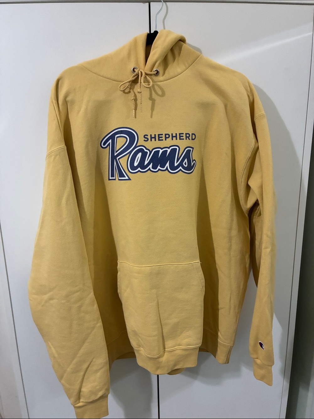 Champion XL Rams  Gold Yellow Hoodie Sweatshirt College Unisex